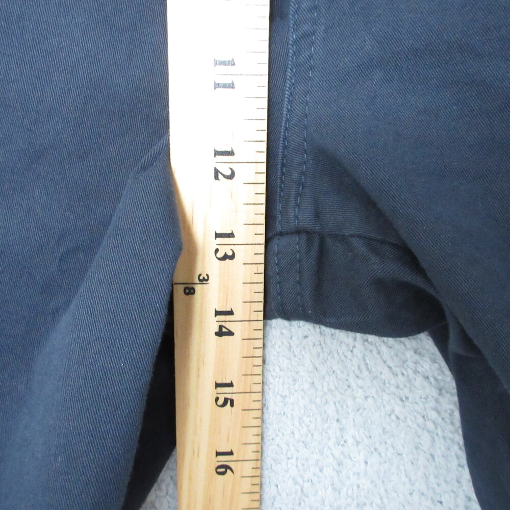 HAWKS BAY Mens Chino Shorts Size 40 Dark Blue Flex Cotton Stretch Casual - Picture 4 of 13